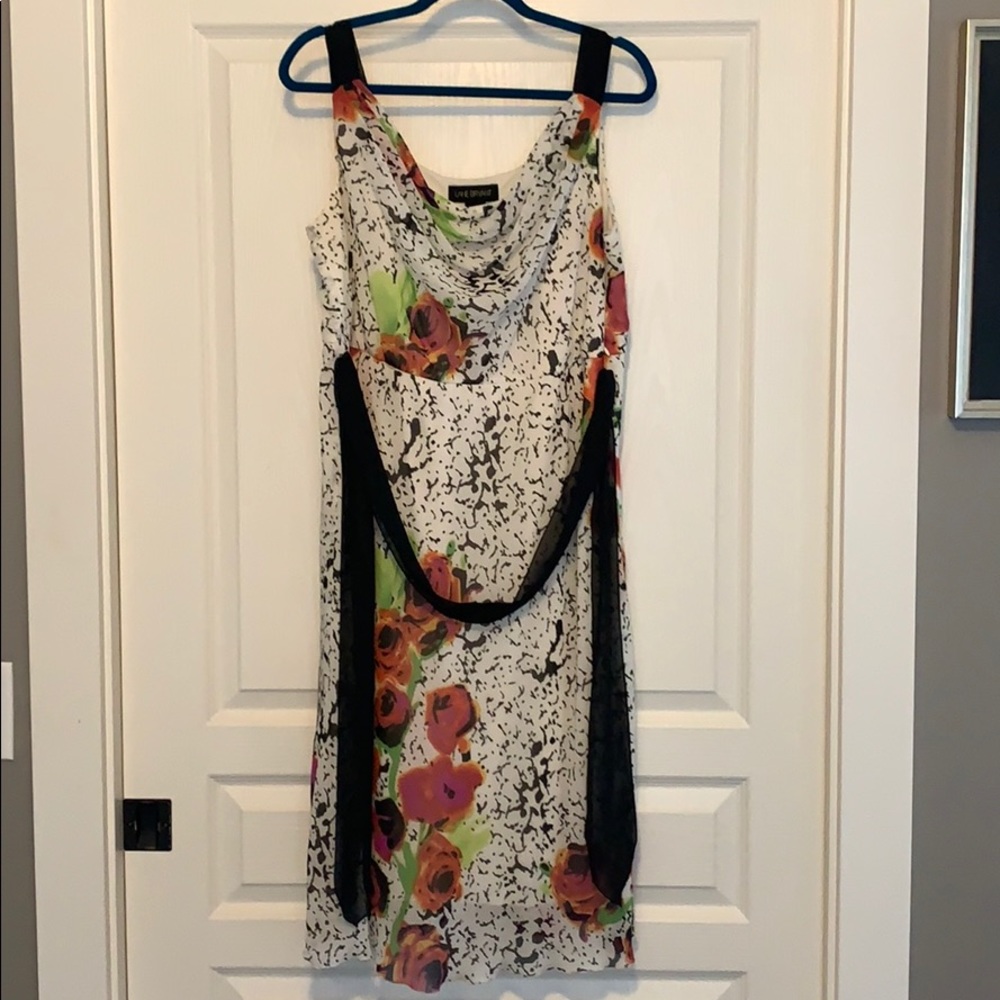 Floral print dress